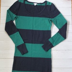 Chunky Striped Knit Dress